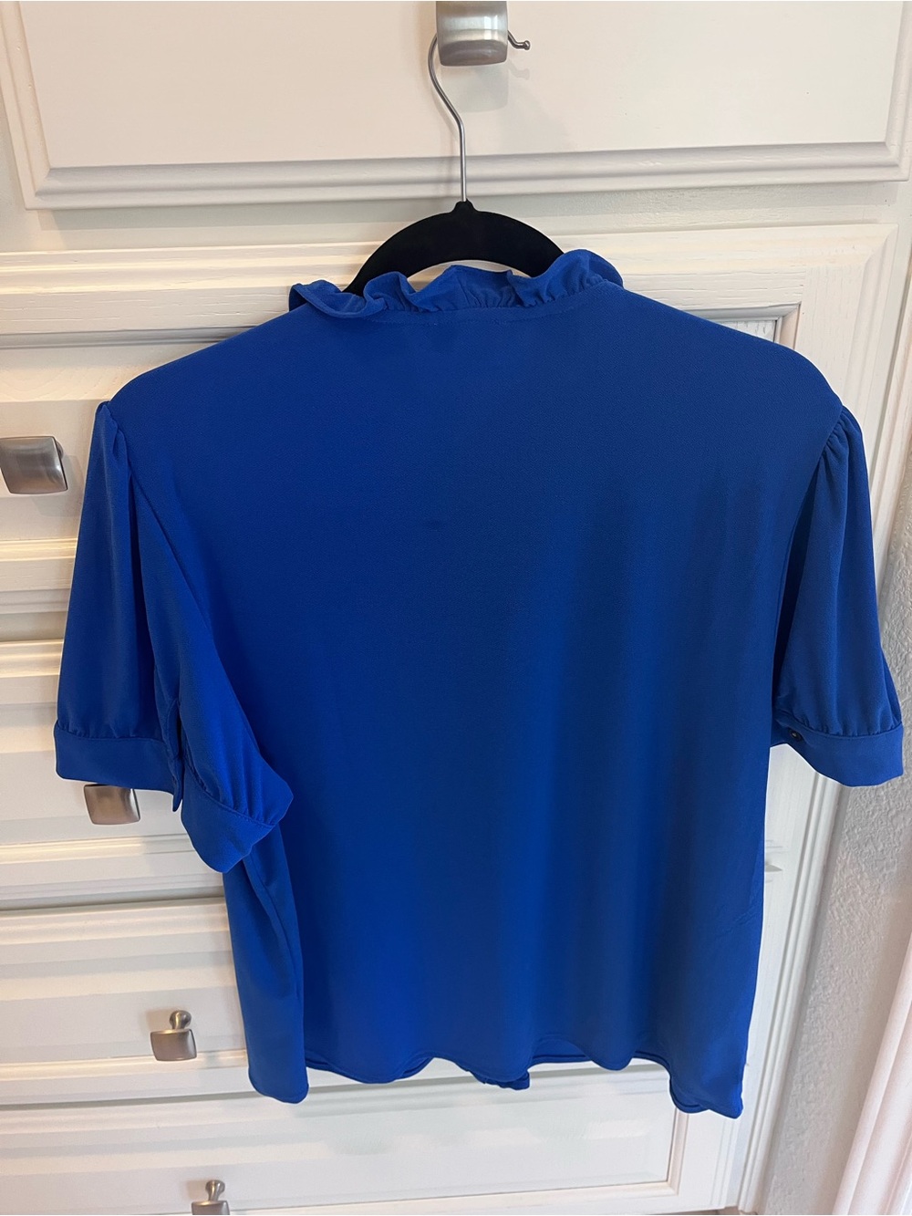 CeCe Royal Blue Blouse - Picture 4 of 5